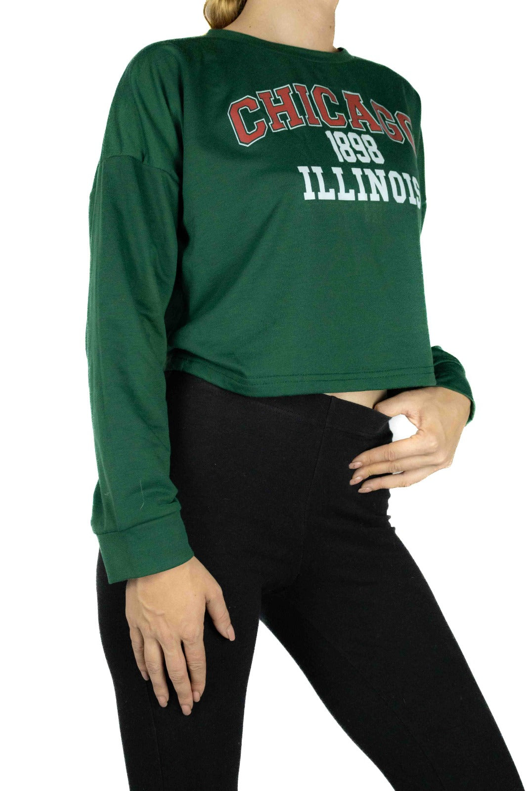 Women's High-Fashion Fleece Crop Top