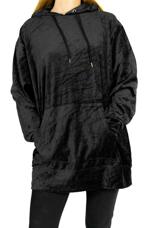 Black Velvet Hoodie