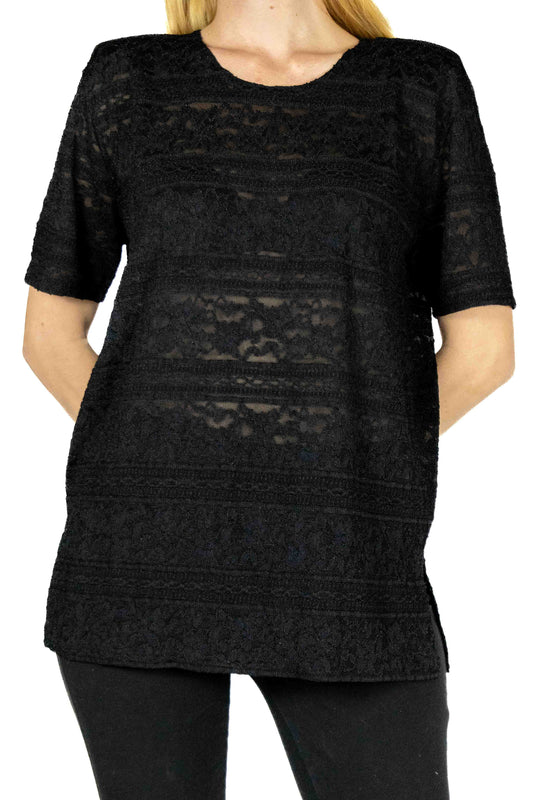 Knitted 3/4 Sleeve Top
