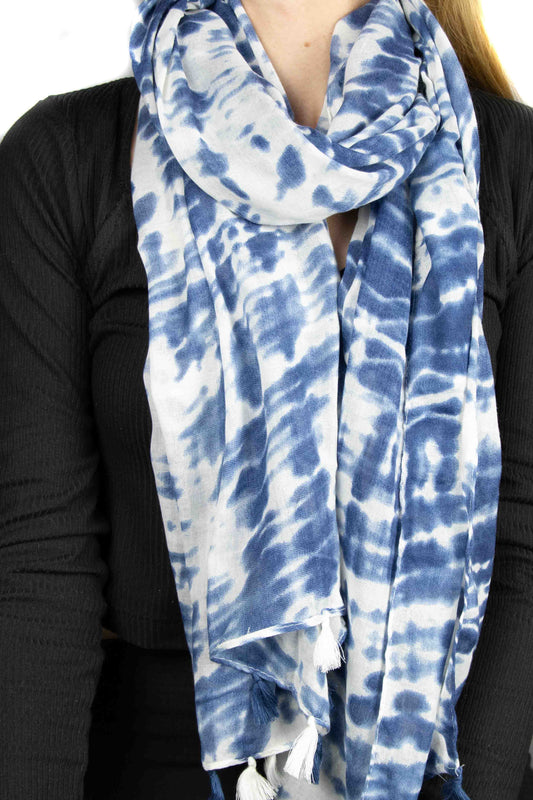 Chrysalis Tie-Dye Cotton Scarf